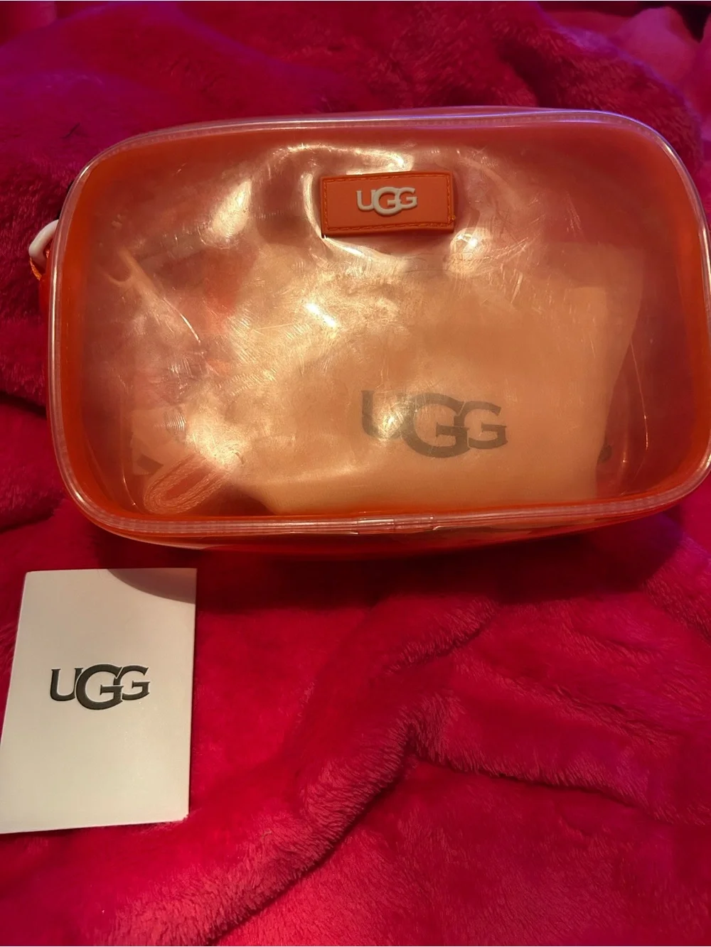 UGG clear orange